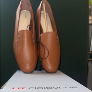 Liz Claiborne Tan Leather Loafers